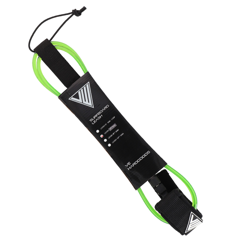 SURFBOARD LEASH 6FT Green